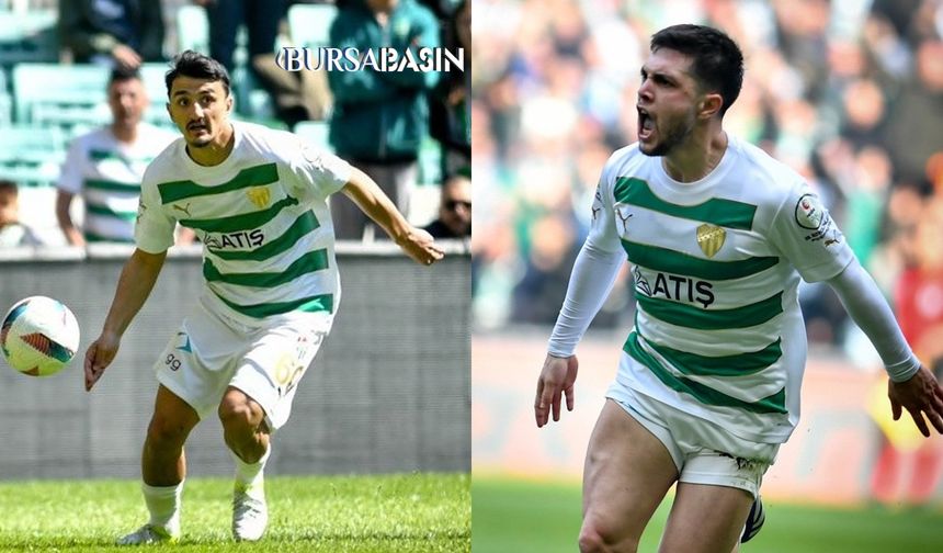 Bursaspor’da Vefa Temel ve Berkan Keskin Veda Etti