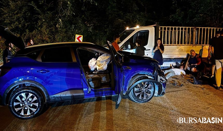 Uludağ Yolunda Ters Yön Kazası: 2 Yaralı