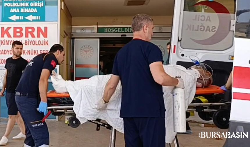 İnegöl’de İnşaattan Düşen Apartman Sahibi Ağır Yaralandı