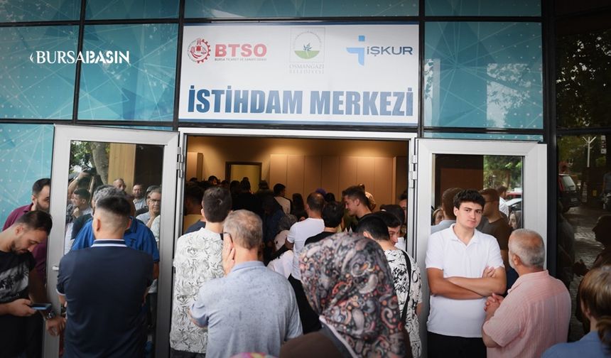 Osmangazi’de istihdam buluşması yoğun ilgi gördü