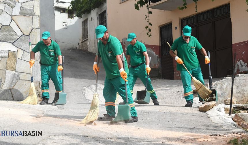 Osmangazi’de Her Gün 270 Kilometre Temizlik