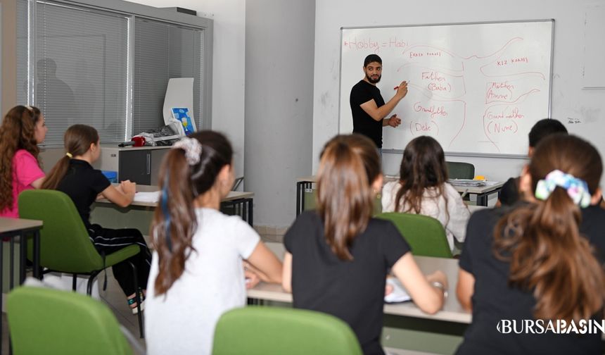Yabancı öğrenciler Osmangazi’de İngilizce öğretiyor