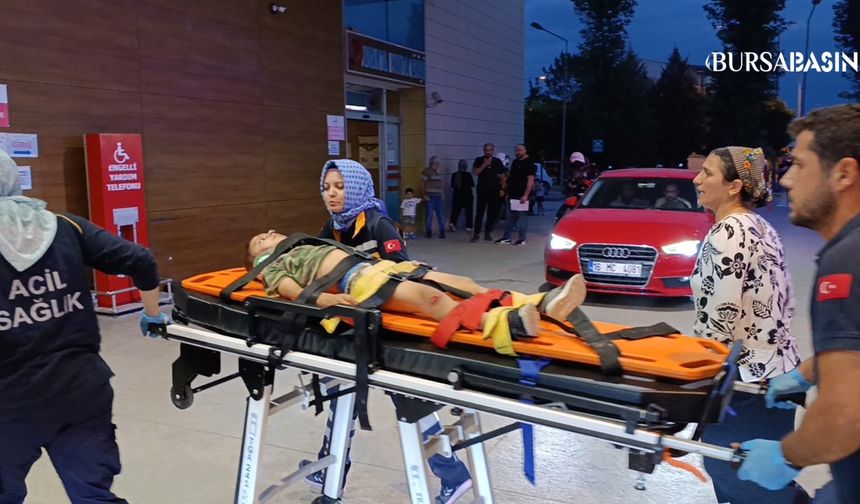 İnegöl’de Otomobilin Çarptığı Çocuk Ağır Yaralandı