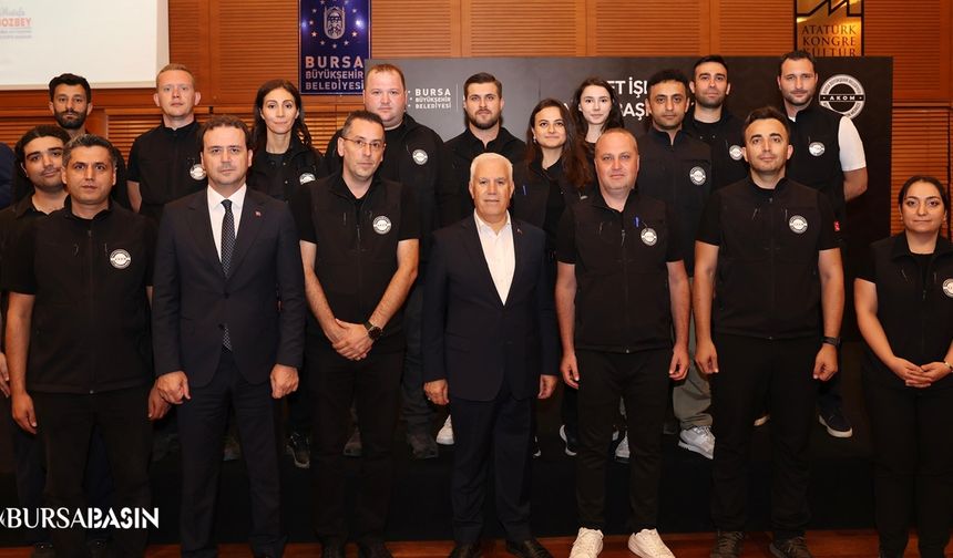 Bozbey'den Yangın Kahramanlarına Teşekkür Belgesi