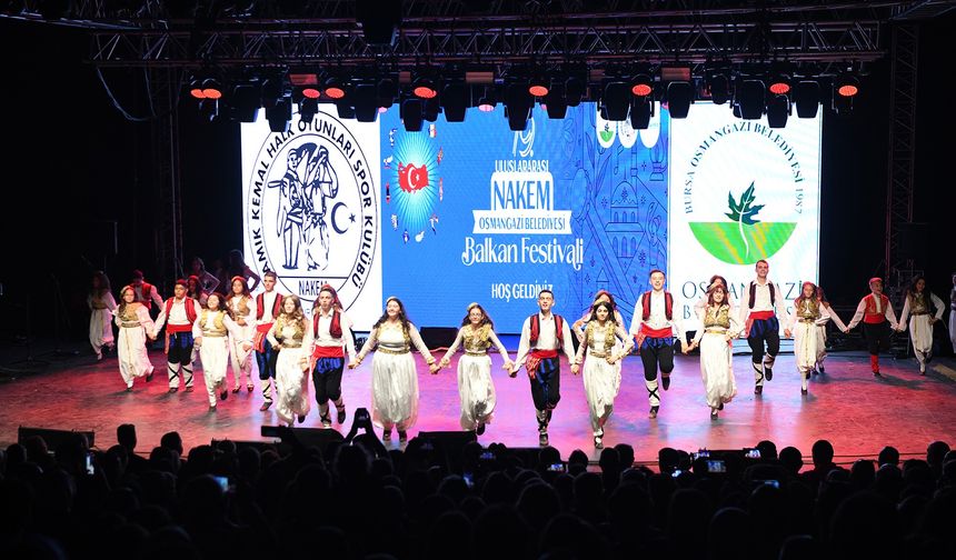 Bursa’da 19. Balkan Festivali Coşkuyla Kutlandı