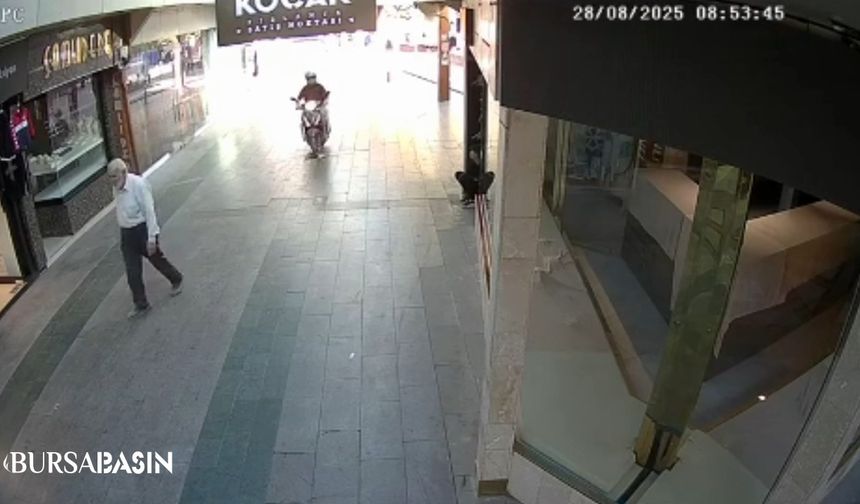 İnegöl’de motosiklet rögara çarptı: Ölümden döndü