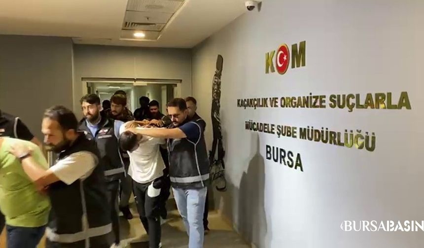 Bursa merkezli “Golanî” operasyonu: 9 tutuklama