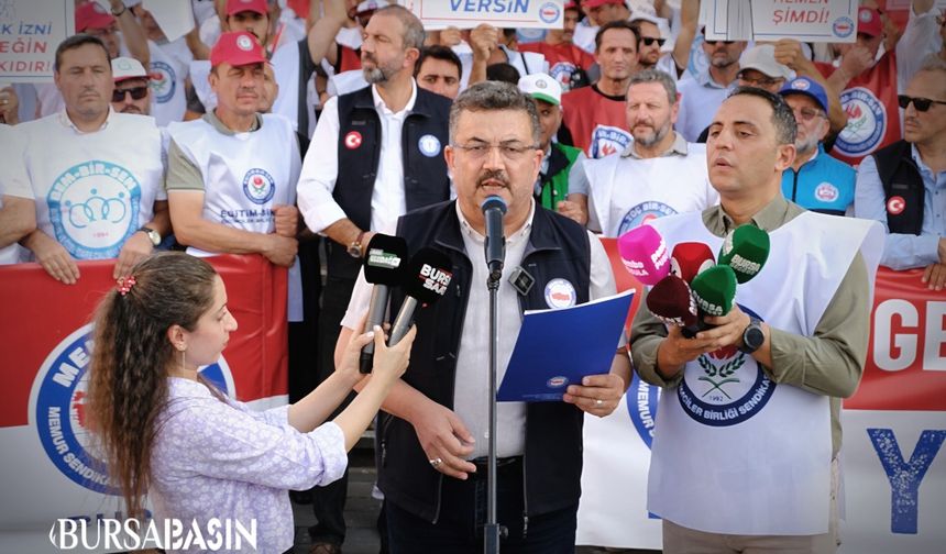 Memur-sen Bursa’dan Kamu İşverenine Tepki