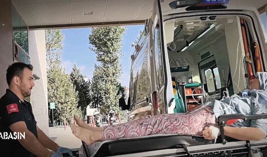 İnegöl’de hayvan çiftliğinde yangın paniği: 1 yaralı