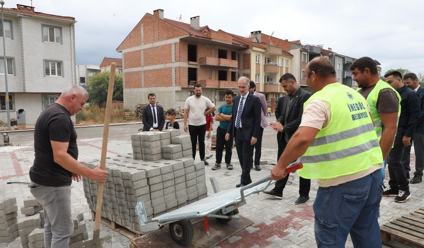 İnegöl Ertuğrulgazi Mahallesi’ne 43 Araçlık Otopark