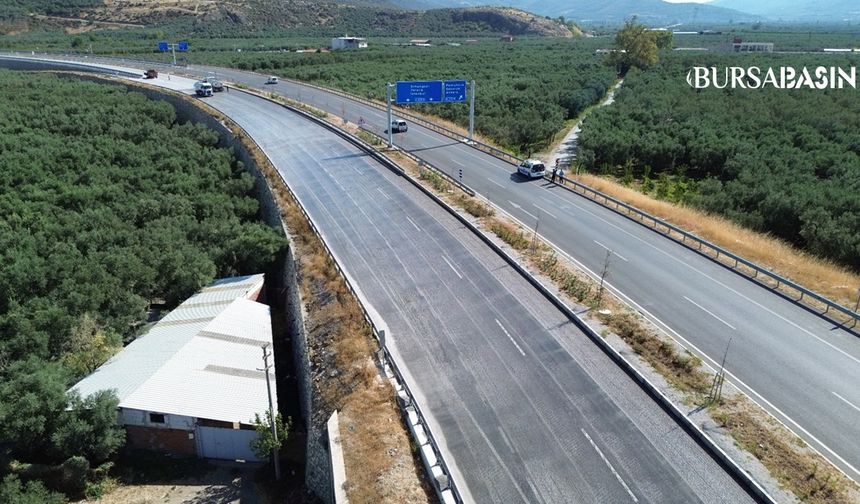 İznik Çevre Yolunda asfalt yenileme çalışmaları başladı