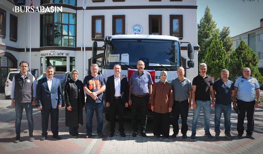 Keles Belediyesi araç filosuna yeni çöp aracı eklendi