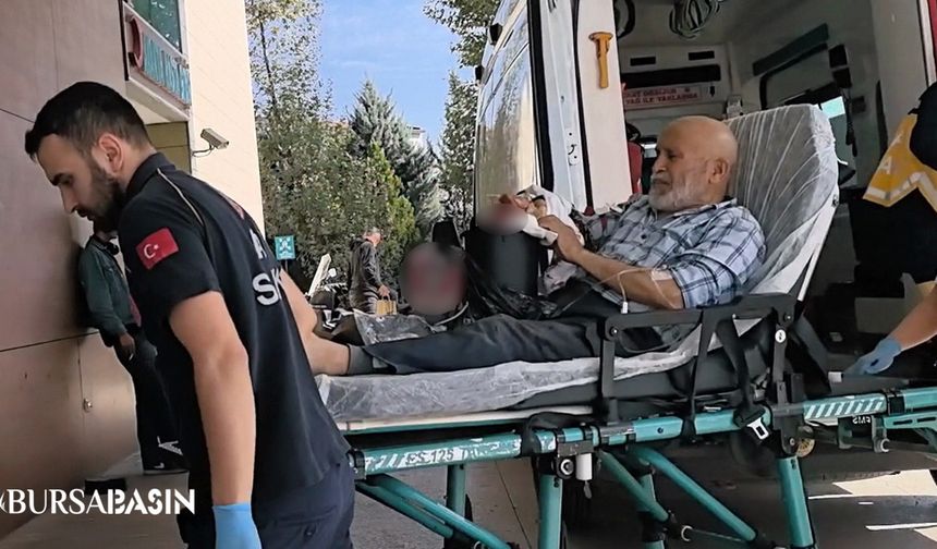 İnegöl’de Spiralle Ahşap Keserken Yaralandı