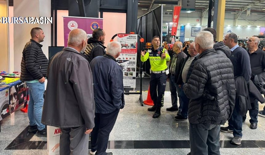 Jandarmadan Fuarda Trafik Güvenliği Eğitimi