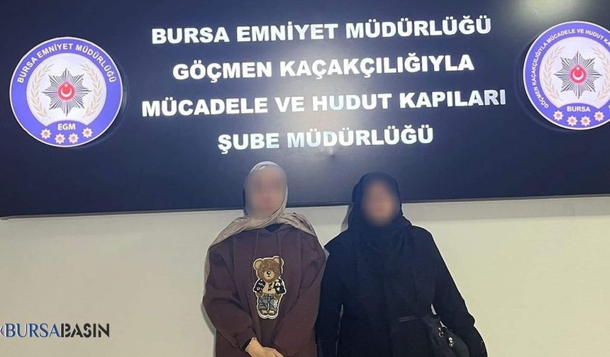 Bursa’da Kaçak Göçmen Operasyonu: 2 Kişi Yakalandı