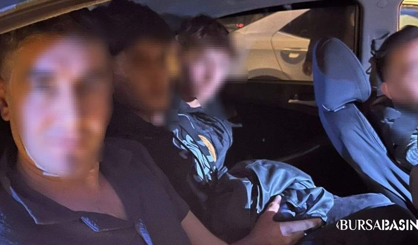 Bursa Gişelerinde Kaçak Göçmen Operasyonu