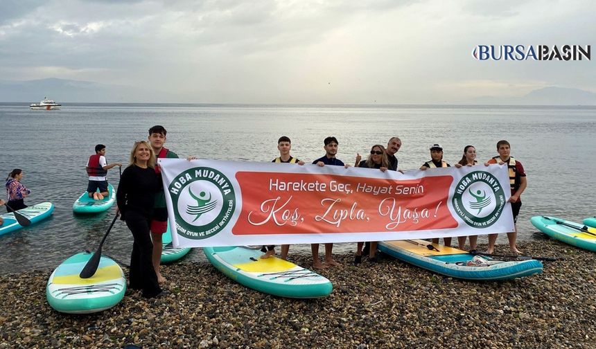 Mudanya’da Öğrenciler Deniz Üstünde Denge Öğrendi