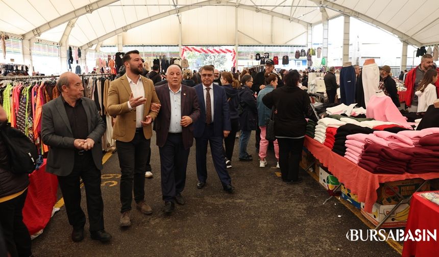 Nilüfer’de Altınşehir’e Yeni Giyim Pazarı Açıldı