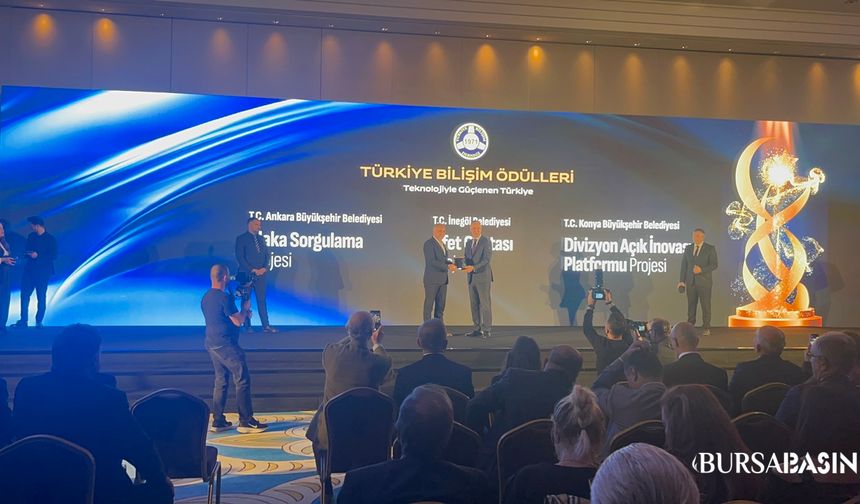 İnegöl’ün Afet Uygulamasına Türkiye Bilişim Ödülü