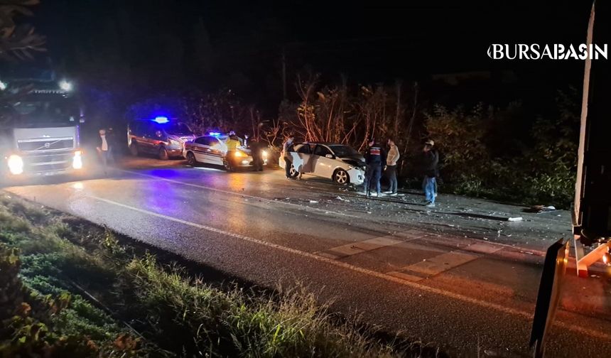 İznik’te Tır İle Otomobil Çarpıştı: 1 Yaralı