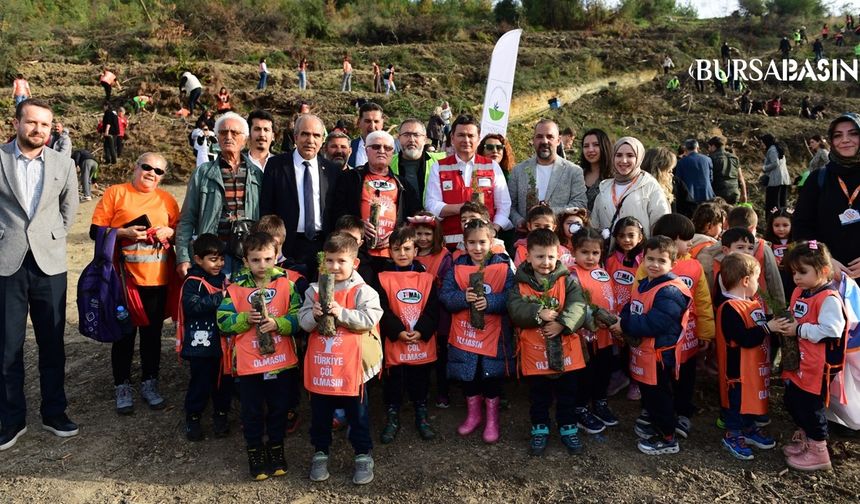 Osmangazi’de 1 Kitap 1 Fidan Projesiyle 700 Fidan Dikildi