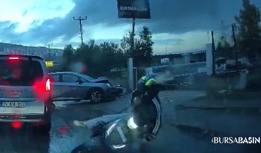 Orhangazi’de Motosiklet Kazası: 2 Yaralı