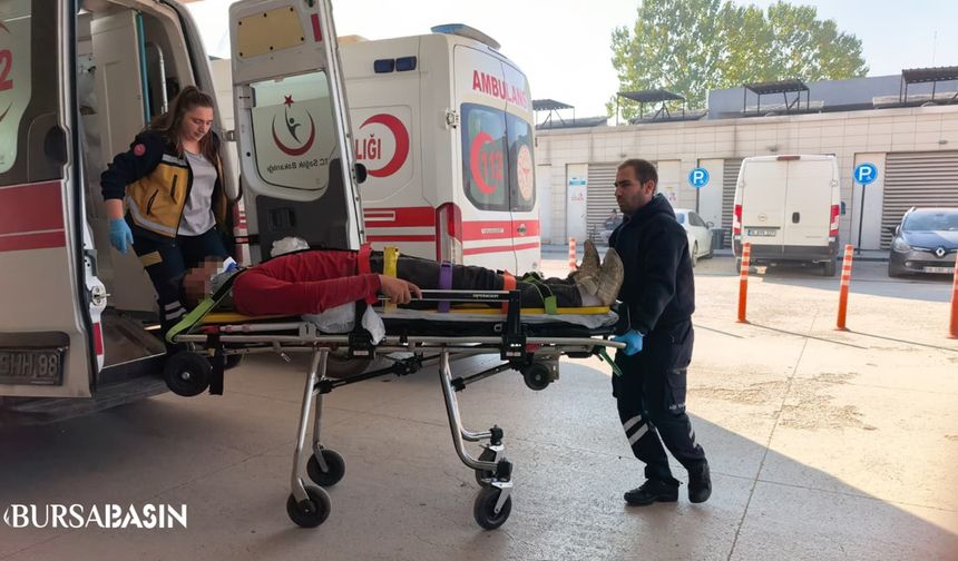 İnegöl’de Kontrolden Çıkan Tır Devrildi: 1 Yaralı