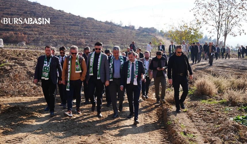 Bursaspor’dan Gürsu’daki Yanan Ormanlara Fidan Desteği