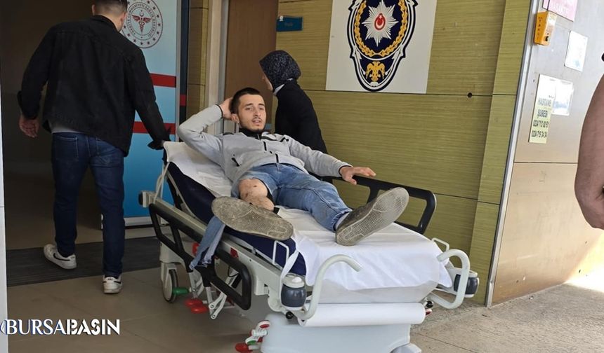 İnegöl’de Traktör Devrildi: 2 Kişi Yaralandı