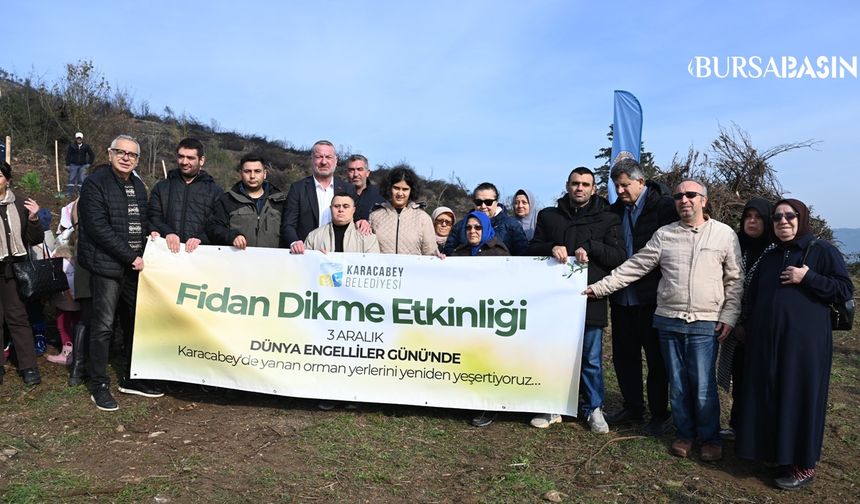 Karacabey’de Yaralar Fidanlarla Sarılıyor
