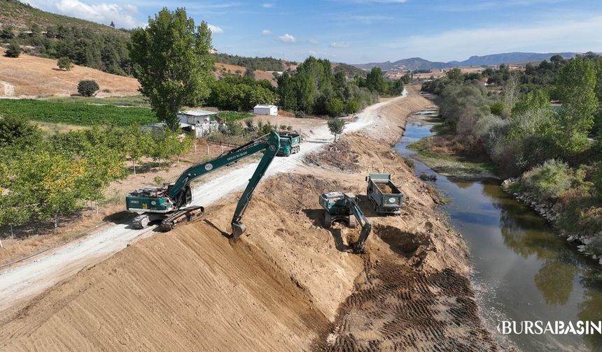 Yenişehir’de Göksu Çayı Taşkınlara Karşı Islah Edildi