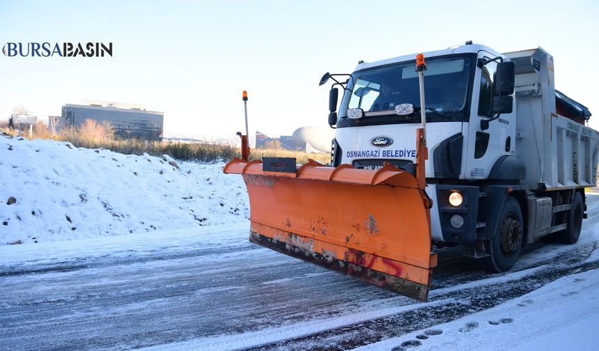 Osmangazi’de Yeni Yılın İlk Günü Buzlanmaya Geçit Yok