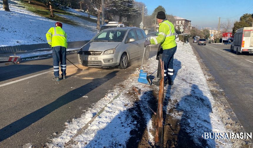 Bursa’da Buzlanma Zincirleme Kazaya Yol Açtı: 4 yaralı