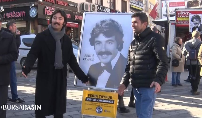 Ferdi Tayfur Bursa’da Lokma Ve Şarkılarla Anıldı