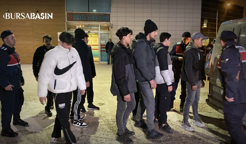 Bursa'da Kaçak Göç Operasyonu: 9 Kişi Yakalandı