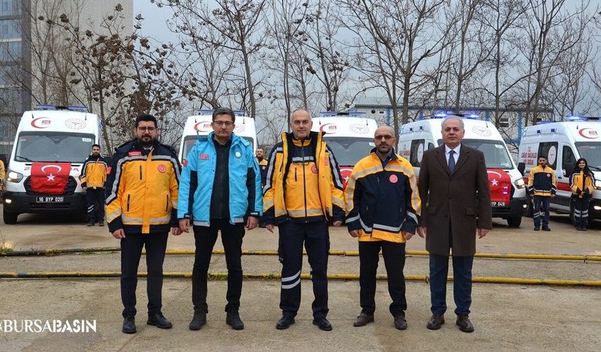 Bursa 112 Filosuna 17 Yeni Ambulans Katıldı