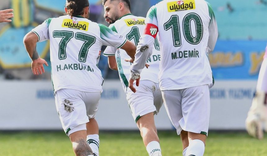 Bursaspor Deplasmanda Tek Golle Kazandı