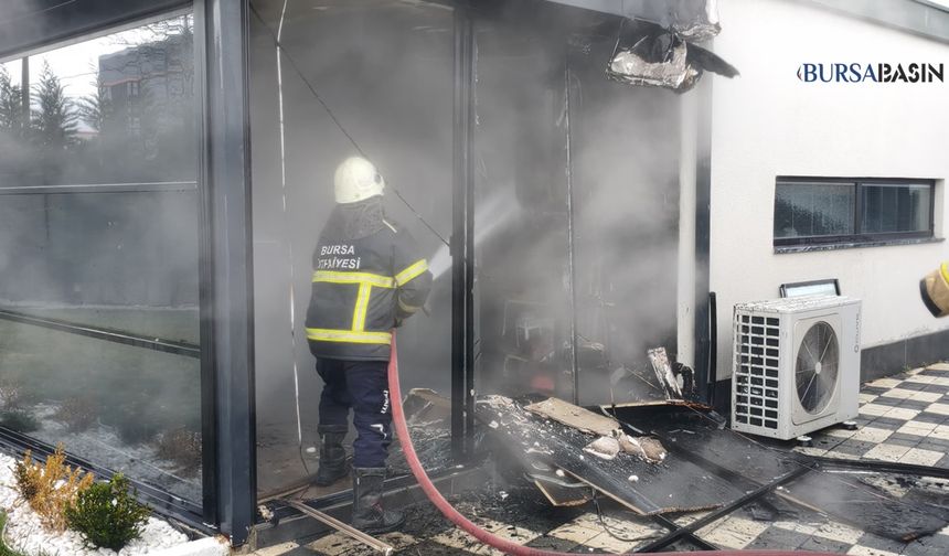 İnegöl Hasanpaşa’da Yazlık Ev Yangını Paniğe Neden Oldu