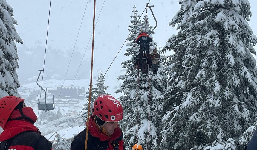 Uludağ’da Telesiyej Arızası: 51 Tatilci Havada Kaldı