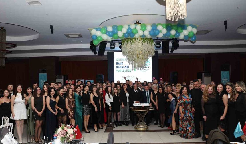 Nilüfer Halk Dansları 25. Yılını Baloyla Kutladı