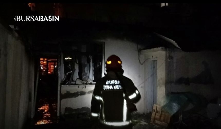 Osmangazi’de Sabah Yangını: Ev Küle Döndü