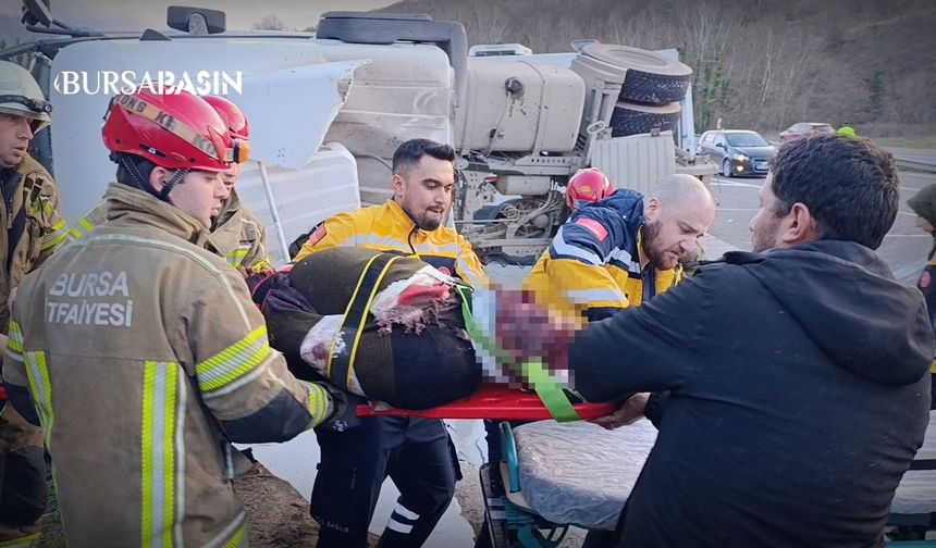 İnegöl'de Can Pazarı: Beton Tankeri Virajı Alamadı!