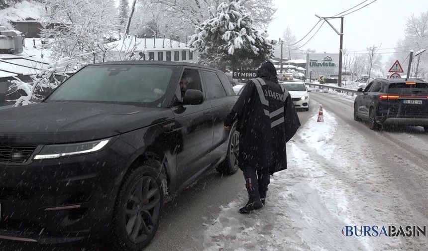 Uludağ Yolunda Zincir Denetimi Başladı