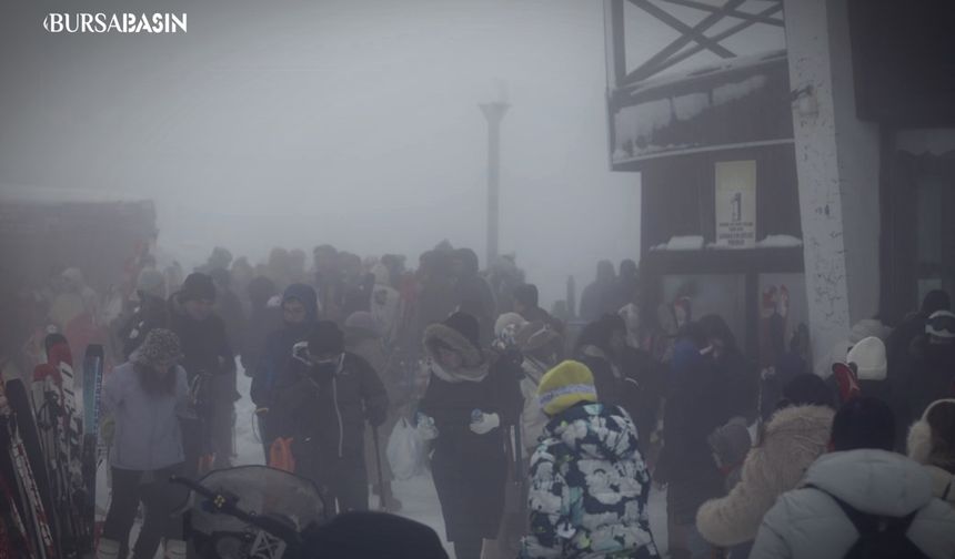 Uludağ’da Sömestr Yoğunluğu: 120 Santim Kar, Rekor Ziyaret