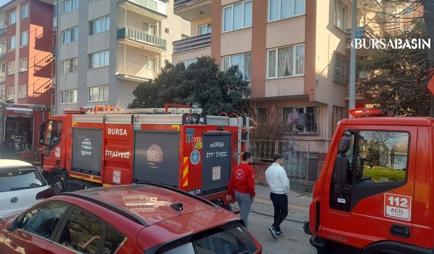 Osmangazi’de Apartman Çatısında Yangın Paniği