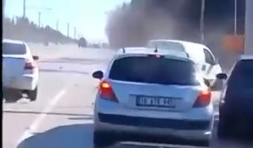 Bursa’da Zincirleme Kaza Kamerada