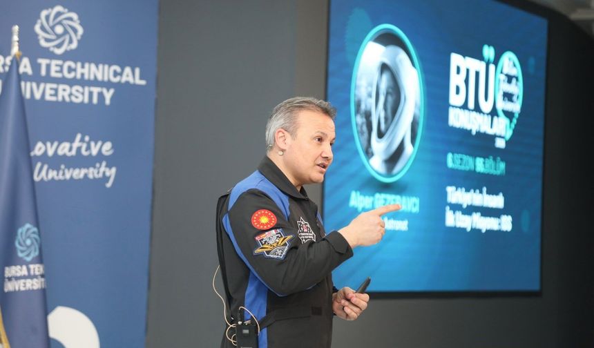 Gezeravcı BTÜ’de Uzay Yolculuğunu Anlattı