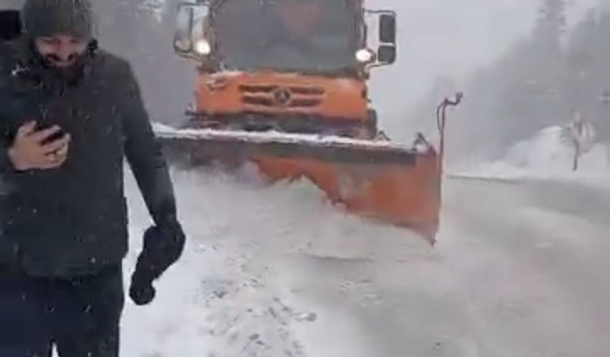 Uludağ’da Bayramda Kar Sürprizi