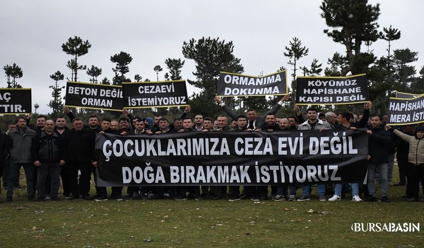 Bursa’da Köylülerden Cezaevi Planına Tepki