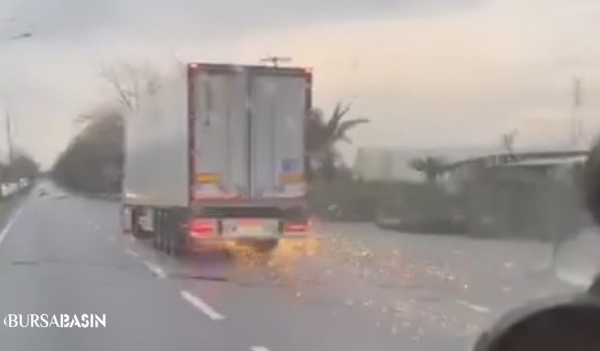 Kestel’de Kontrolden Çıkan TIR Korku Saçtı